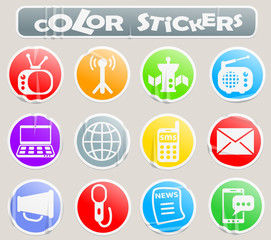 media color stickers