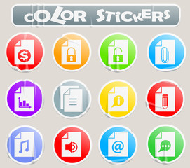 document color stickers