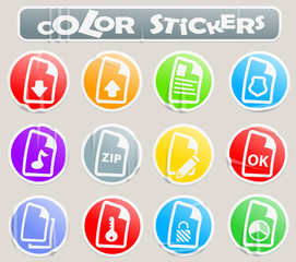 Document color stickers