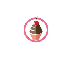 Cake logo vector