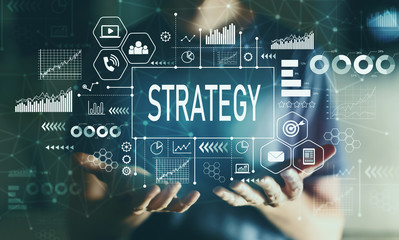 Strategy with young man in the night