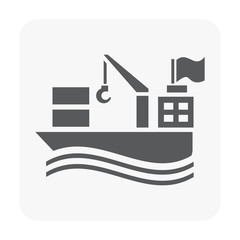 cargo ship icon