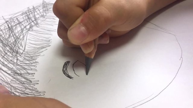 Draw a picture of an eye part