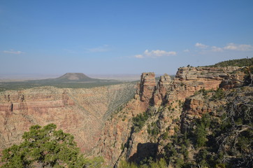 GRAND CANYON DU COLORADO VUE DE LA RIVE SUD (ARIZONA) USA