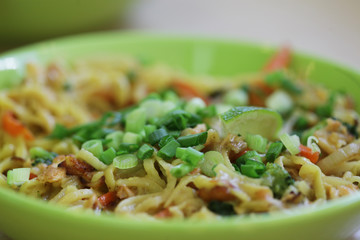 thai food delicious on the table 