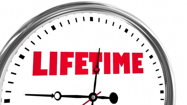 Lifetime Entire Run Long Term Clock Time 3d Animation