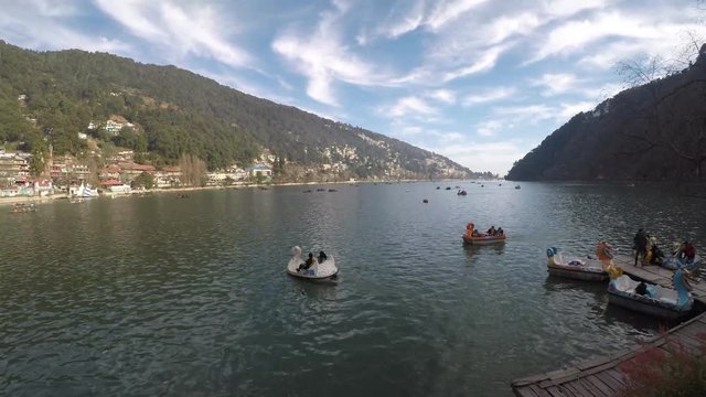 A timelapse of Nainital Lake