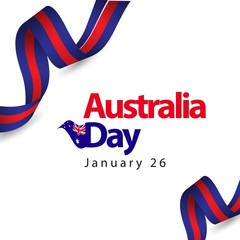 Australia Day Vector Template Design Illustration