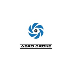 aero drone logo template