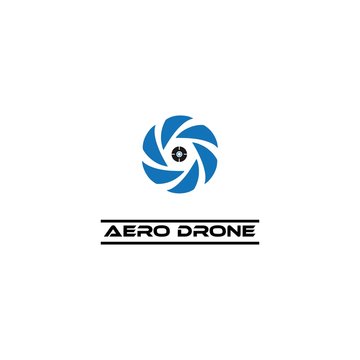 aero drone logo template