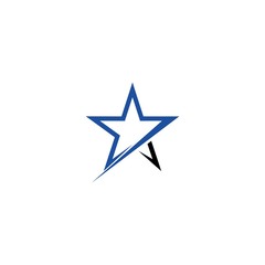 Obraz premium star logo template