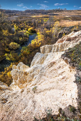 Autumn landscape. Novosibirsk region, Western Siberia, Russia