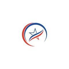 Obraz premium star logo template