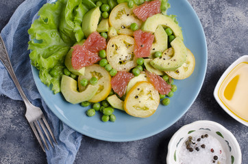 Salad of fresh vegetables