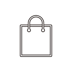 Shopping bag icon. shopping bag icon in trendy flat style