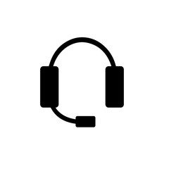 headphones icon. vector illustration
