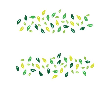 Leaf  background symbol vector icon illustration design