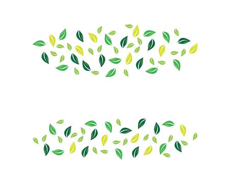 Leaf  background symbol vector icon illustration design
