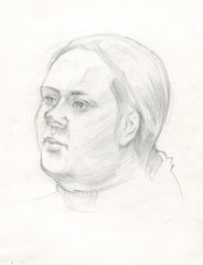 portrait of a woman sketch