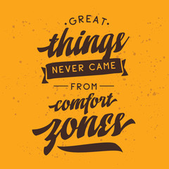 Obraz premium Typography for t shirt or sweatshirt printing and embroidery. Print for tee. Inspirational quote, motivation.