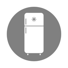 Fridge icon. Vector.