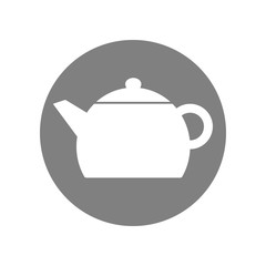 Teapot. Vector icon.