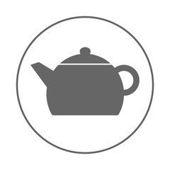 Teapot icon. Hot drink symbol. Vector.