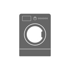 Automatic washing machine icon. Vector.