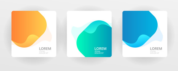 Vector abstract design banner web template.