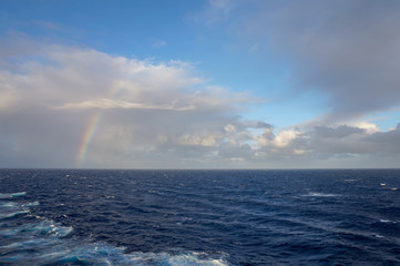 Rainbow over the sea