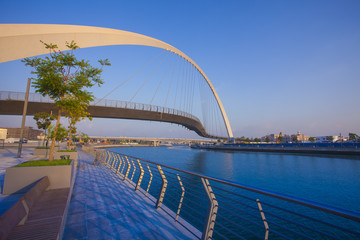 Tolerance Bridge in Dubai city, UAE