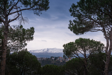 Winter snow, Lebanon