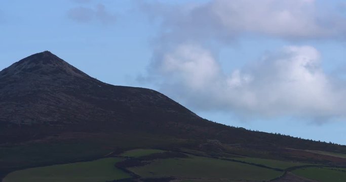 Connical Mountain peak blue sky Ireland