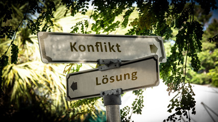 Schild 336 - Konflikt