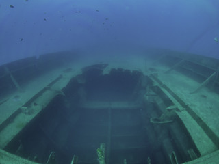 The wreck of the Libyan tanker Um El Faroud in Malta