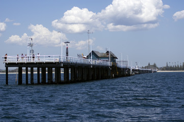 Obraz premium Jetty viewed from Geographe Bay, Busselton, Western Australia