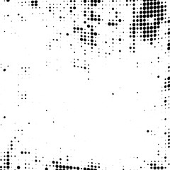 Halftone texture black and white