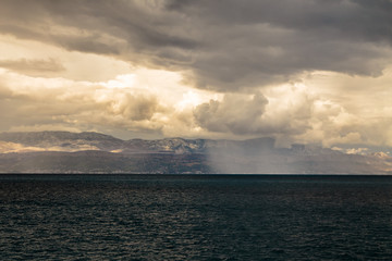 Storm in the sea of Split