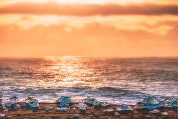 Obraz premium Jokulsarlon laguna di ghiaccio islanda