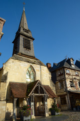 Fototapeta na wymiar église d'Honfleur
