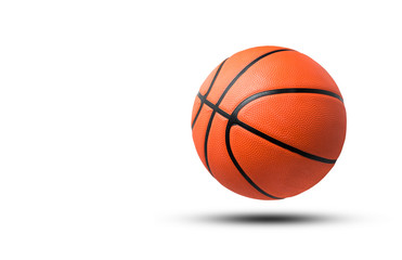 Basketball ball isolated on white background.