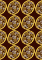 Textile fashion african print fabric, abstract seamless pattern, vector illustration file.