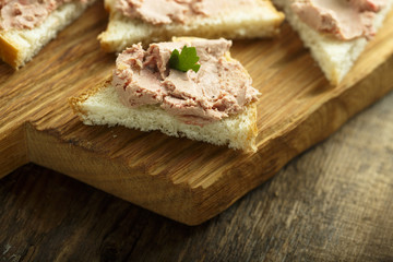Homemade liver pate