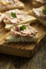 Homemade liver pate