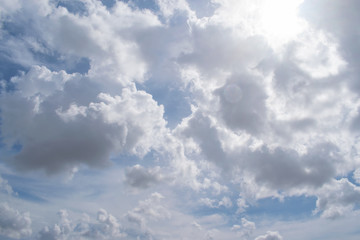 Blue Sky with Clouds