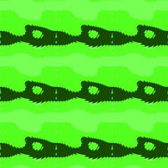 Seamless pattern background of multicolored lines with scribbler.