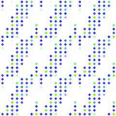 Abstract seamless pattern background with multicolored various rhombuses.