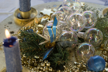 Licht im Dunkel - Leuchtender Weihnachtskranz