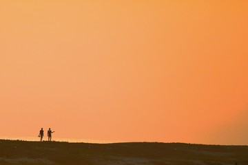 sunset on the beach - Liberia