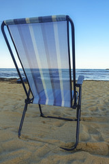Silla en el mar